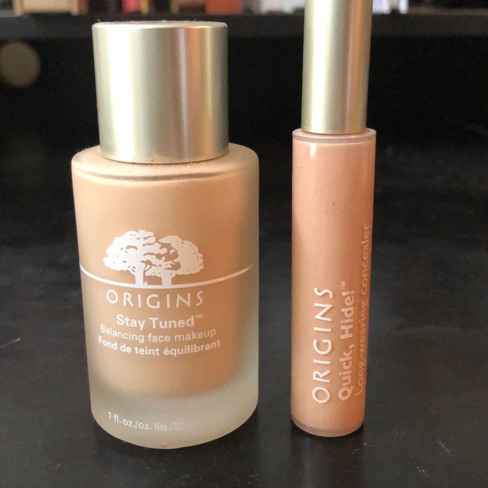 Origins foundation and concealer